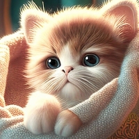 Bundled Kitty