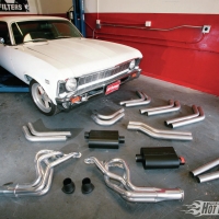 Dual Exhaust System for Chevy Nova