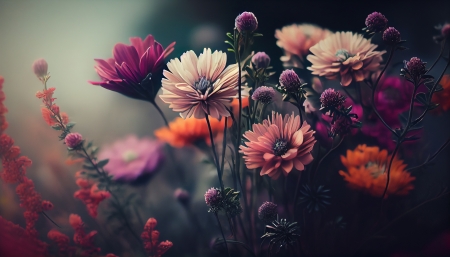 Gerbera - Beauty, Flowers, Closeup, Abstract