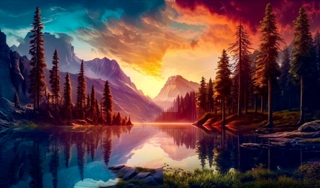 Vibrant Nature Scene