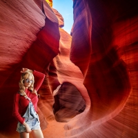 Katerina Shiryaeva Exploring Antelope Canyon