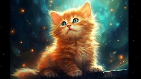 Young kitten - ablak, elenk szinek, fiatal cica, hazi kedvenc, macska