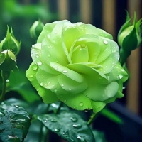 Green Rose