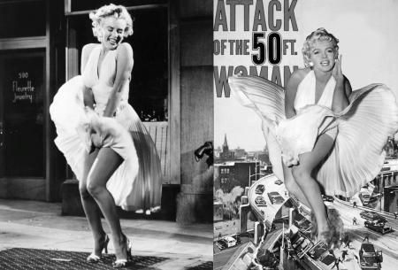 Marilyn Monroe - giantess, legs, marilyn, monroe