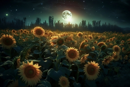 Sunflowers - 3D and CG & Abstract Background Wallpapers on Desktop ...