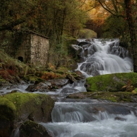 Waterfall at Galicia, Spain