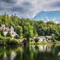 Grub Castle, Lake Hallstatt, Austria