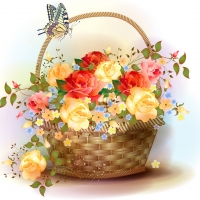 Summer Flower Basket