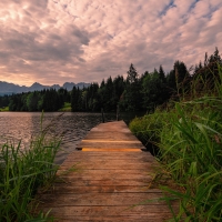 Broken Gate in Bavarian Alps, Germany