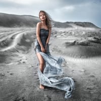 Model Posing at the Sand Dunes