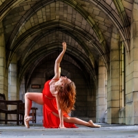 Ballerina in a Red Dress