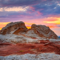 Sunset on Vermillion Cliffs