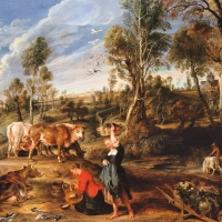 Landscape with Milkmaids