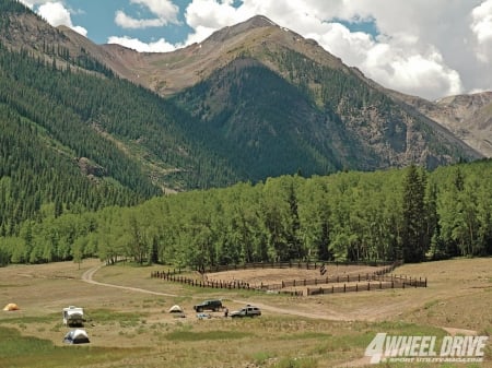 Henson Creek Road - landscape, mountains, scenery, rocks