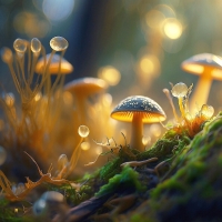 On the forest floor