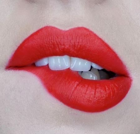 Red lips - lips, red, red lips, teeth, woman