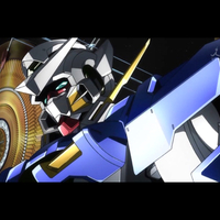 Gundam Exia against the Solar Array