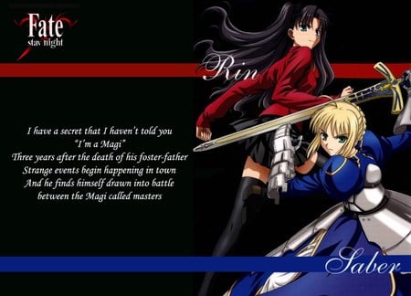 Fate Stay Night - anime, fate stay night