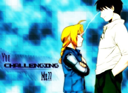 Full Metal Alchemist - anime, eric alphonse, full metal alchemist, roy mustang