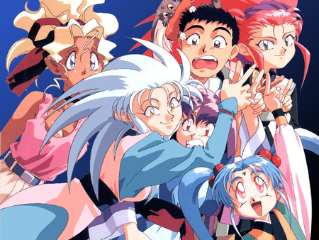 Tenchi Muyo - ryoko, sasami, washu, ayeka, kain, ryo ohki, tenchi muyo, anime, mihoshi