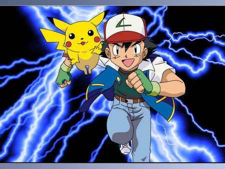 The Team Of Two - ash, team, pikachu