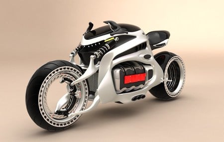 Custom Bike - chopper, custom, bike, digiart