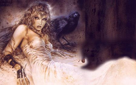 Beauty in the Dark - luis royo, fantasy