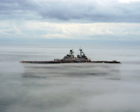 Fog - ship, clouds