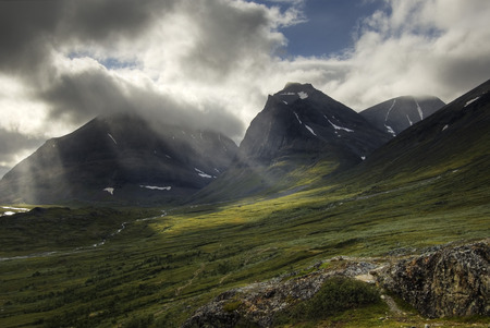 Kebnekaise, Sweden - nature, sky, green, mountains, wonderful