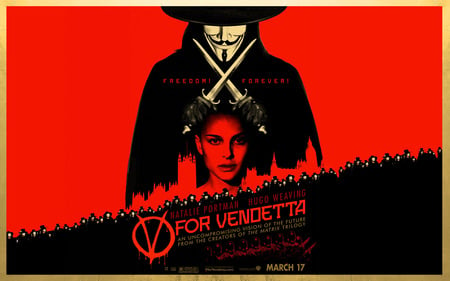 V for vendetta - movie, v, poster