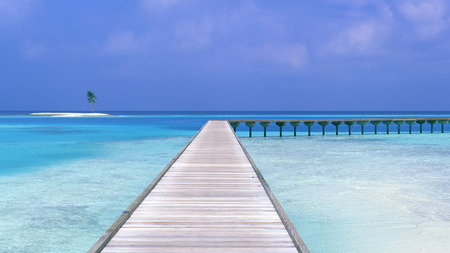 Pier - sky, ocean, pier, sea