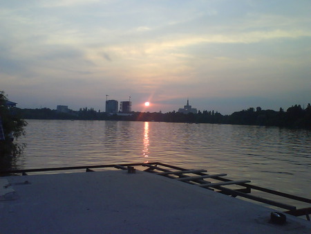 sunset  - water, lake, sunset