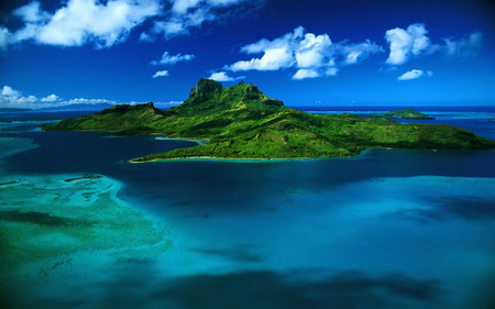 Small Islands  - nature, sea, islands, coral reefs