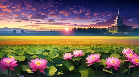 Lotus flowers