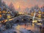 Winter village