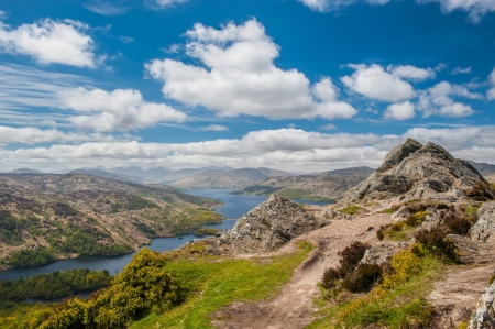 Loch Katrine - Scotland - loch katrine, scotland, scottish highlands, scottish lochs