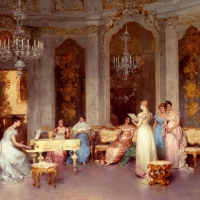 Parlor scene