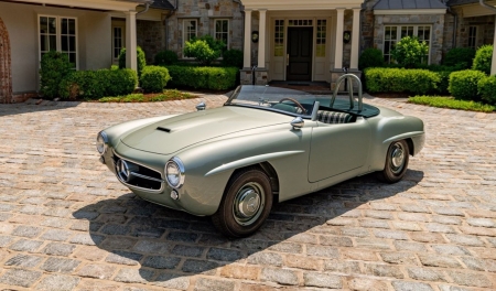 Mercedes-Benz-190-SLR - Cars, Mercedes, Germany, Old cars