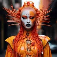 Orange woman