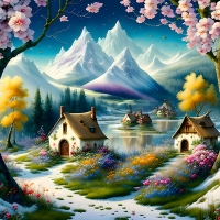 Pretty village