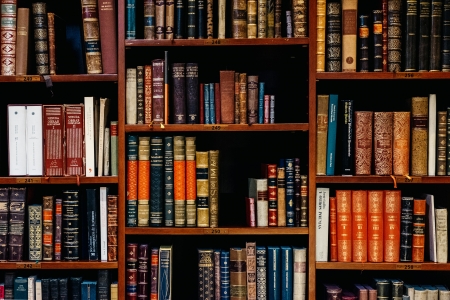 Books - shelves, books, library, Literature