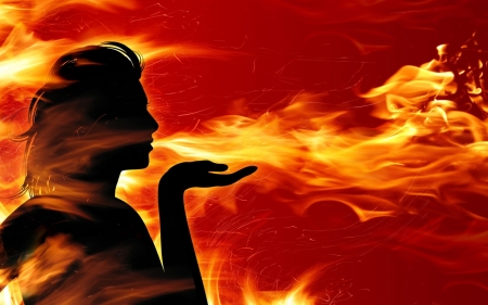 :) - yellow, flame, vector, orange, black, fantasy, hand, fire, red, art