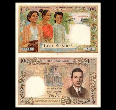 Indochina banknote