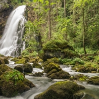 Golling Waterfall Near Salzburg, Austria