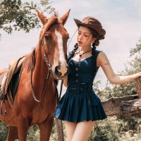 Cowgirl and her Horse