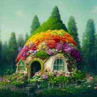 Flower house