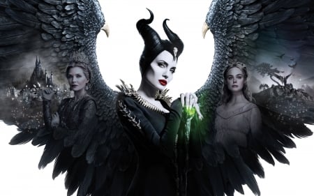 Maleficent: Mistress of Evil 2019 - maleficent, poster, movie, afis, angelina jolie, disney, mistress of evil