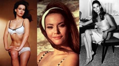 Claudine Auger - actress, auger, claudine, domino, thunderball