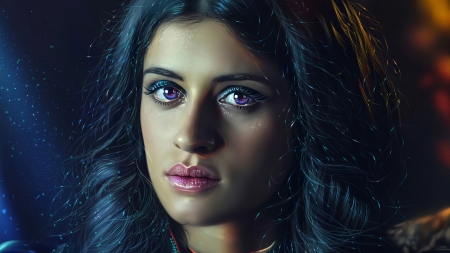 Yennefer ~ The Witcher - frumusete, the witcher, girl, portrait, yennefer, face, yasar vurdem, anya chalotra