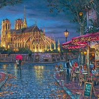 Fall Evening, Paris by Robert Finale